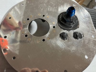 The exterior side of the cover plate.