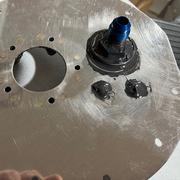 The exterior side of the cover plate.