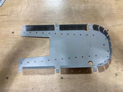Prepared F-711 part for making a forming block.