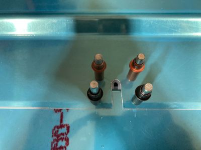 Fitting the F-6114B and F-6114C wear blocks.