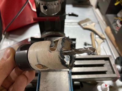 The hole saw.
