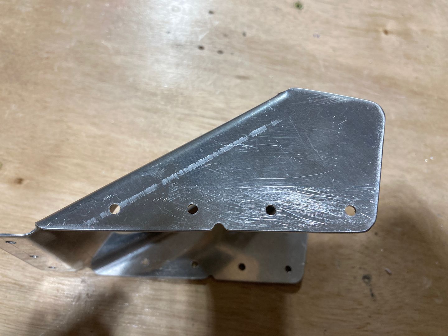 Holes in the rudder horn look good