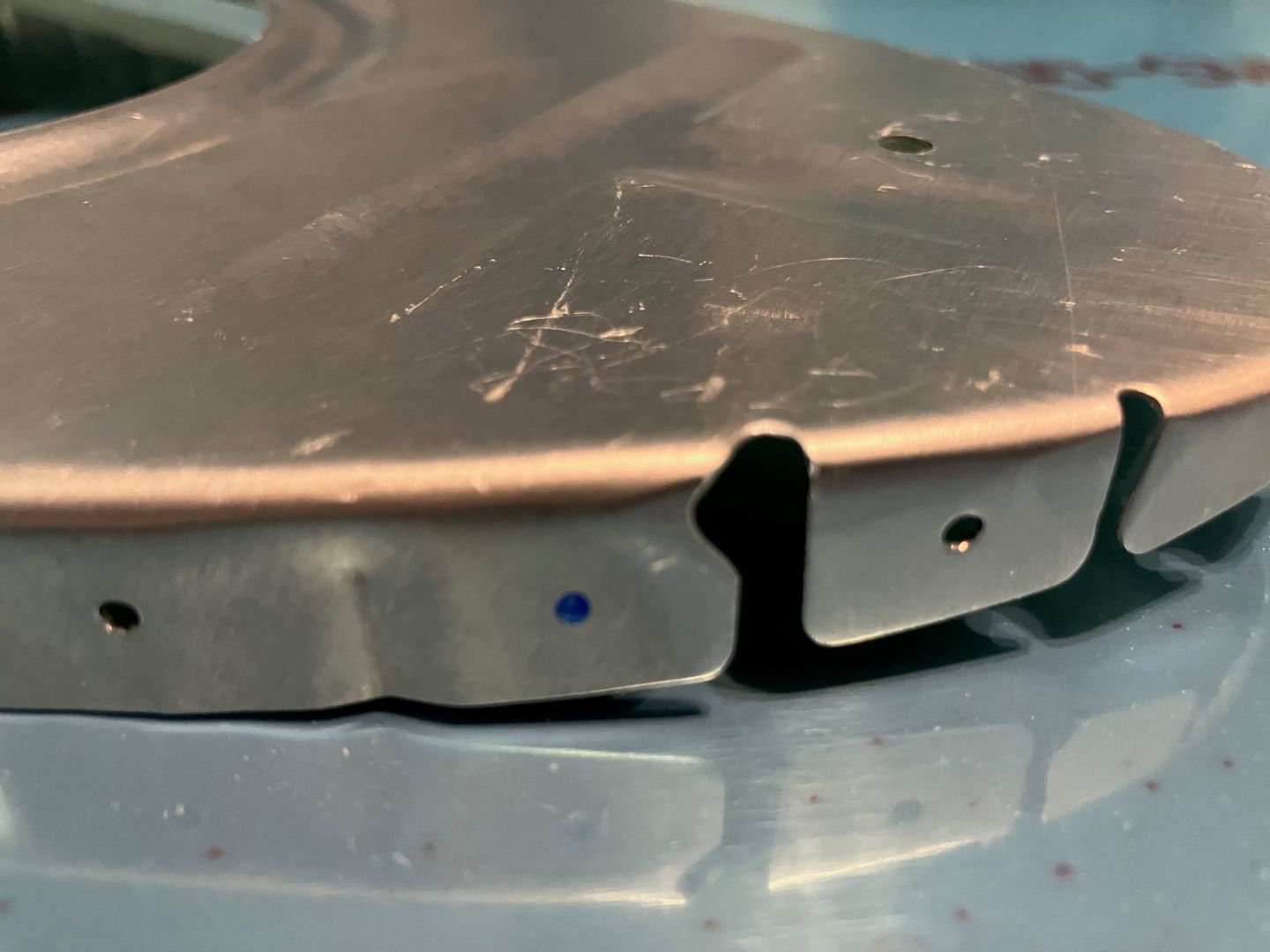 Too much smoothing, got a knife edge!