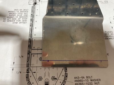 Marked the F-781 attachment plate.