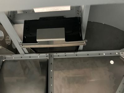 Mock battery installed