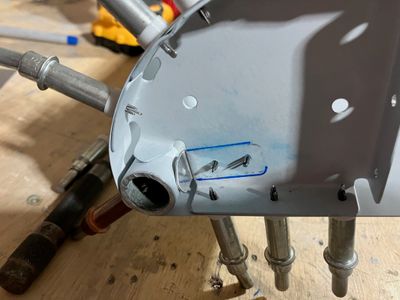 The new flange.
