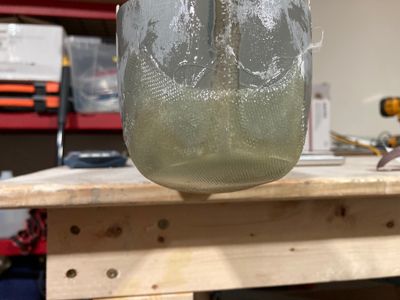 Added a new shape with the fiberglass cloth.