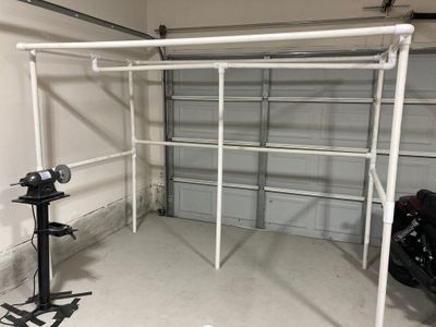 Paint booth skeleton