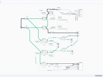 Power distribution diagram