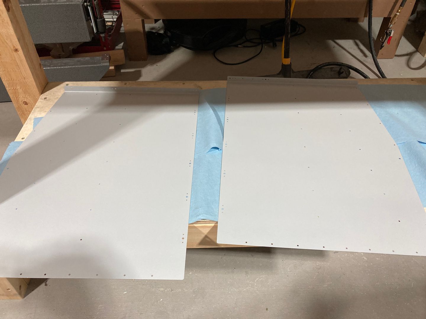 The parts are primed.