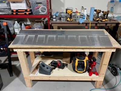 Finishing the right aileron