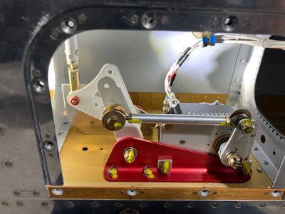 Installing aftermarket aileron bellcranks