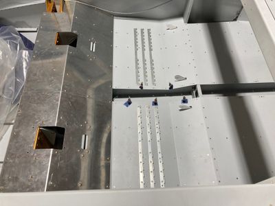 Screwed the forward floors.