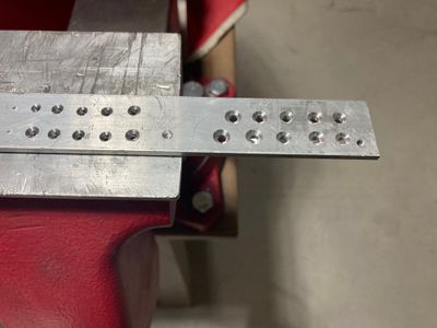 I used HomeDepot aluminum (6061-T6?) angle
