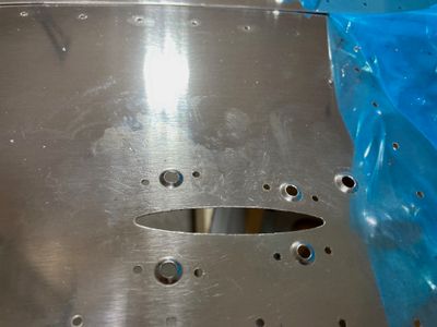 Holes prepared on the skins.