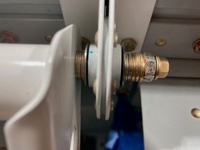 Smaller MS21042-4 nut.