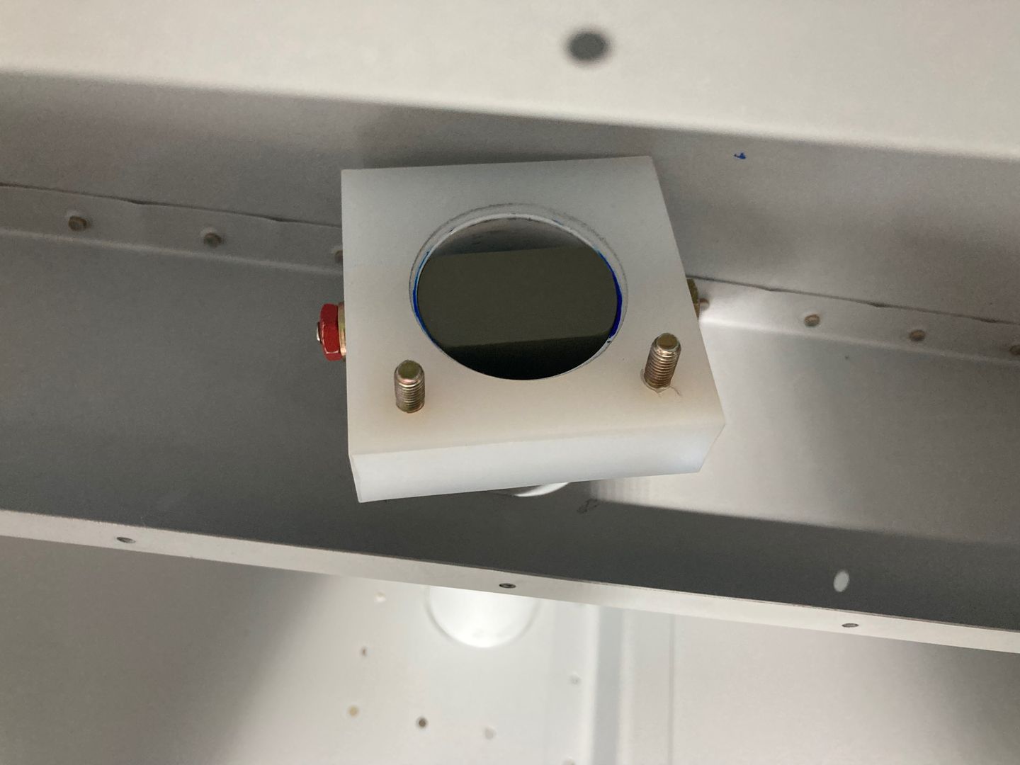 The spacer in the tube.