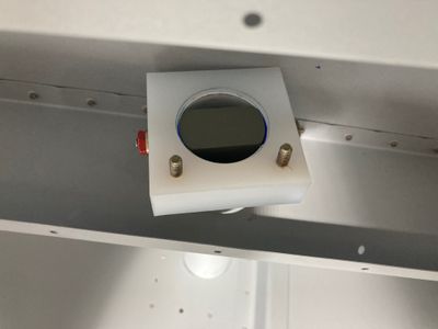 The spacer in the tube.