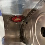 The outboard end of the vent line.