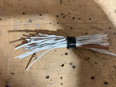 Mockup of a wire bundle.