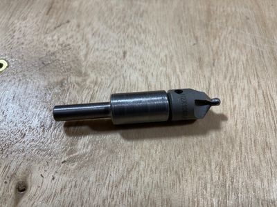 With the bit installed.