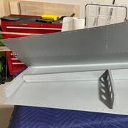 Vertical stabilizer disassembled.