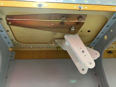 The aileron hardware.