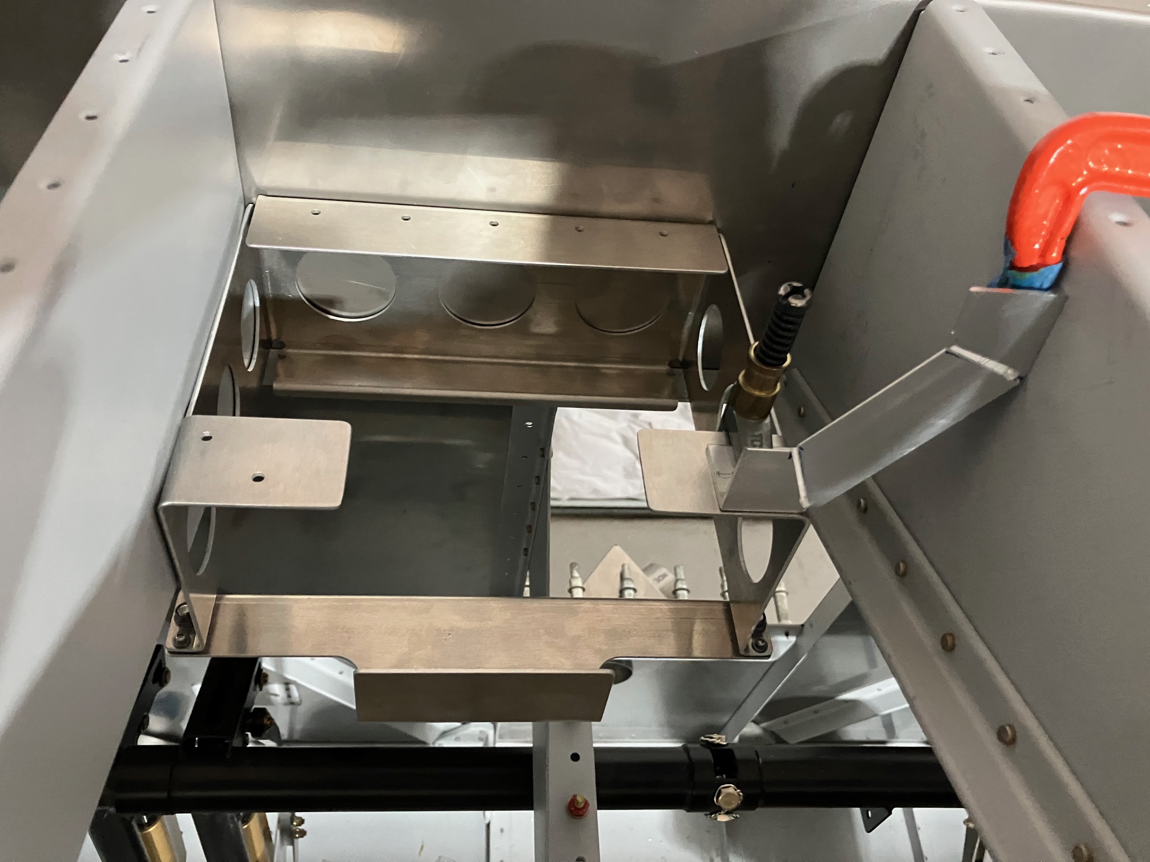 Fitting the battery boxes
