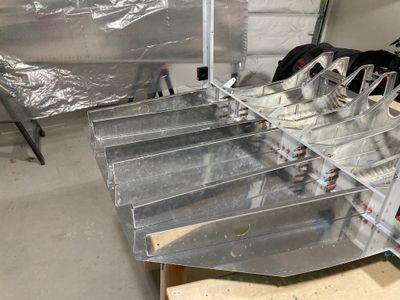 Both ribs are drilled for the steps.