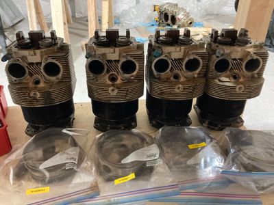 All the cylinders removed.