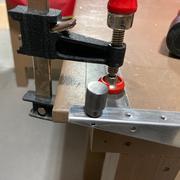 Dimpling setup for tight places