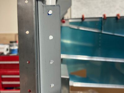 The edge distances on the firewall angle.
