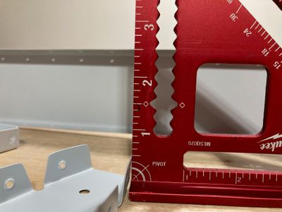 Flanges a bit out of square.