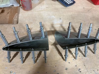 Glued in an aluminum reinforcing strip.