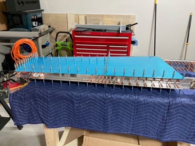 Assembling the horizontal stabilizer skeleton