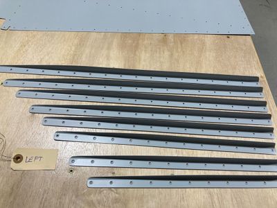 The left side stiffeners dimpled.