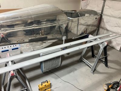 Assembling the aileron hinges and priming the spars