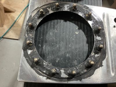 The outboard rib and the reinforcing ring