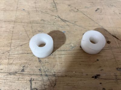 Working on aileron pushrods