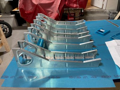 Ribs clecoed to the skin.