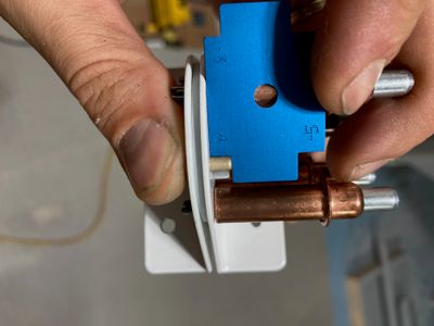 The rivet length gauge for the -6 rivet.