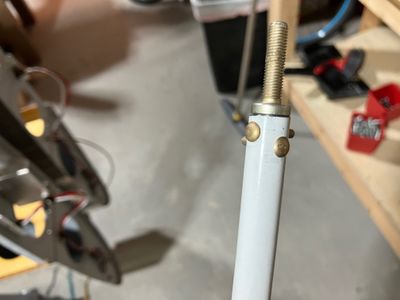 Rivets inserted.