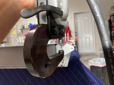Setting some random rivet.