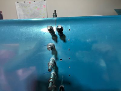 The fuel tank to the leading edge joint.