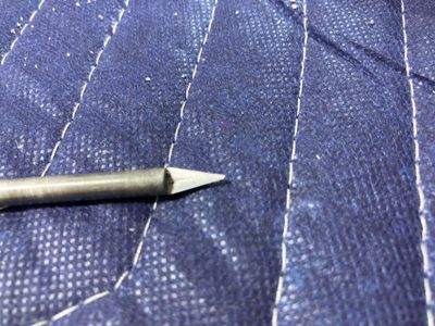 The tip broke off!