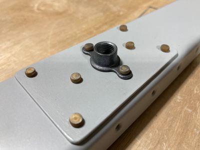 Another nut plate installed.