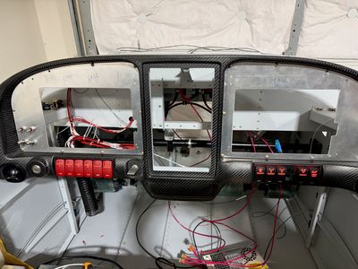 The backlight LEDs are all wired