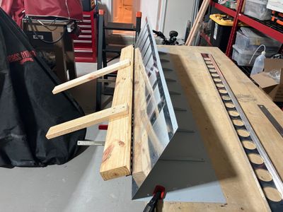Bending the trailing edge.