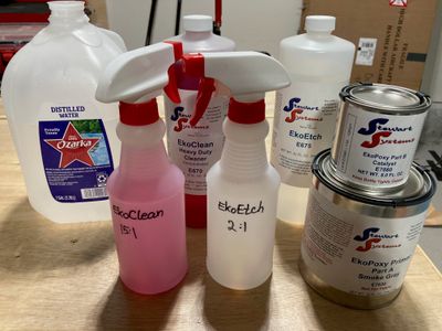 All chemicals are ready for priming!