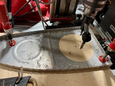 The access hole.